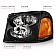 ANZO USA GMC ENVOY 02-09 CRYSTAL HEADLIGHTS BLACK - 111429