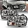 ANZO USA CHRYSLER 300 05-10 CRYSTAL HEADLIGHTS CHROME (FOR HALOGEN MODELS ONLY) - 121529