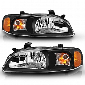 ANZO USA NISSAN SENTRA 00-02 CRYSTAL HEADLIGHTS BLACK - 121536