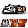 ANZO USA NISSAN SENTRA 00-02 CRYSTAL HEADLIGHTS BLACK - 121536
