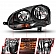 ANZO USA VOLKSWAGEN JETTA 05.5-10 / RABBIT/GTI 06-09 CRYSTAL HEADLIGHT BLACK (FOR HALOGEN MODELS) - 121542