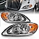 ANZO USA INTERNATIONAL PROSTAR 08-16 CRYSTAL HEADLIGHTS CHROME - 131033