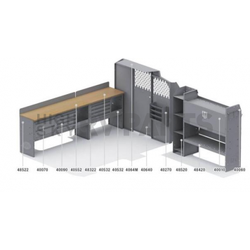 KargoMaster Van Storage System Kit 500ML-1