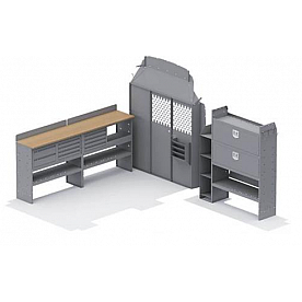 KargoMaster Van Storage System Kit 50TRH