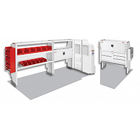 Weather Guard (Werner) Van Storage System Kit 6008124R