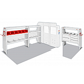 Weather Guard (Werner) Van Storage System Kit 6008131R