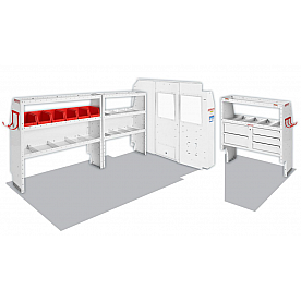 Weather Guard (Werner) Van Storage System Kit 6008131R