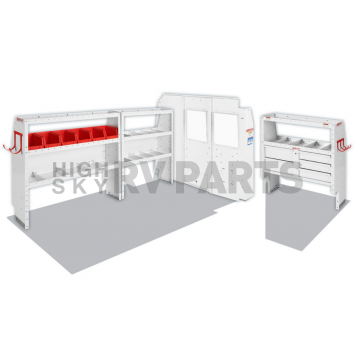 Weather Guard (Werner) Van Storage System Kit 6008131R