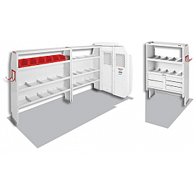 Weather Guard (Werner) Van Storage System Kit 6008211L