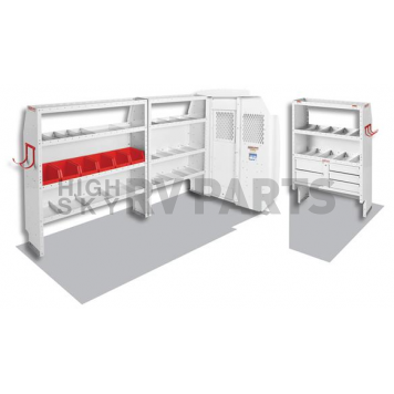 Weather Guard (Werner) Van Storage System Kit 6008211R