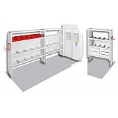 Weather Guard (Werner) Van Storage System Kit 6008411L
