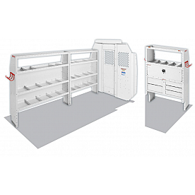 Weather Guard (Werner) Van Storage System Kit 6008442R
