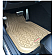 American Auto Accessories Floor Mat - Universal Fit Tan Rubber 4 Pieces - FS1943