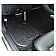 American Auto Accessories Floor Mat - Universal Fit Black Rubber 4 Pieces - FS1945