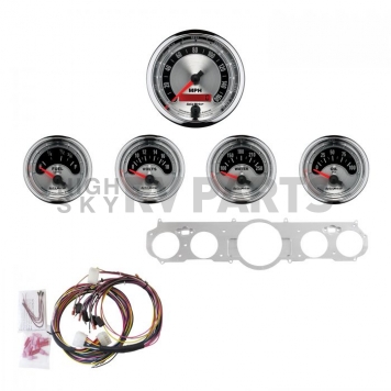AutoMeter 5 Piece Gauge Panel Kit for Mustang 1965-66 - American Muscle - 7035-AM