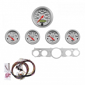 AutoMeter 5 Piece Gauge Panel Kit for Mustang 1965-66 - Ultra Lite - 7035-UL