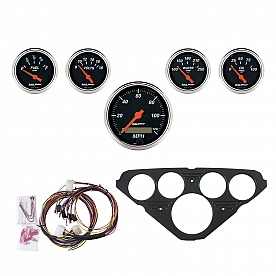 AutoMeter 5 Piece Gauge Panel Kit - 7049-DB