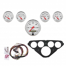 AutoMeter 5 Piece Gauge Panel Kit - 7049-AW