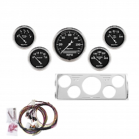 AutoMeter 5 Piece Gauge Panel Kit - 7057-OTB