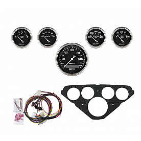 AutoMeter 5 Piece Gauge Panel Kit - 7049-OTB