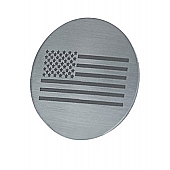 American Car Craft Interior Trim Kit - Etched American Flag Design Stainless Steel - 171013