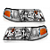 ANZO USA FORD CROWN VICTORIA 98-11 CRYSTAL HEADLIGHTS CHROME W/ CORNER LIGHT (OE TYPE) - 121556