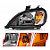 ANZO USA Headlight Assembly Oval Standard Beam Set Of 2 - 131028