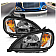 ANZO USA Headlight Assembly Oval Standard Beam Set Of 2 - 131028
