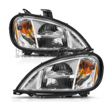 ANZO USA Headlight Assembly Oval Standard Beam Set Of 2 - 131029