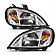 ANZO USA Headlight Assembly Oval Standard Beam Set Of 2 - 131029