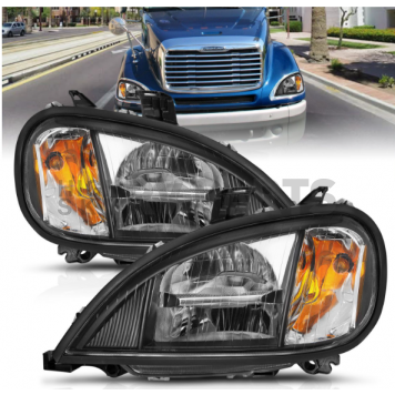 ANZO USA Headlight Assembly Oval Standard Beam Set Of 2 - 131029-2