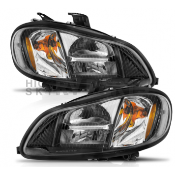 ANZO USA Headlight Assembly Oval Standard Beam Set Of 2 - 131030