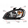 ANZO USA Headlight Assembly Oval Standard Beam Set Of 2 - 131030