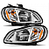ANZO USA Headlight Assembly Oval Standard Beam Set Of 2 - 131031