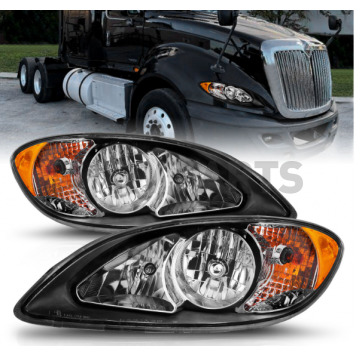 ANZO USA Headlight Assembly Oval Standard Beam Set Of 2 - 131032-3