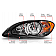 ANZO USA Headlight Assembly Oval Standard Beam Set Of 2 - 131032