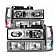 ANZO USA Headlight Assembly Rectangular Crystal Headlights With Turn Signal Set Of 2 - 111508