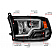 ANZO USA Headlight Assembly Rectangular Crystal Headlights With Turn Signal Set Of 2 - 111515