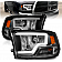ANZO USA Headlight Assembly Rectangular Crystal Headlights With Turn Signal Set Of 2 - 111515