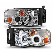 ANZO USA Headlight Assembly Rectangular Projector Beam Set Of 2 - 111491