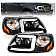 ANZO USA Headlight Assembly Rectangular Projector Beam Set Of 2 - 111503