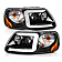 ANZO USA Headlight Assembly Rectangular Projector Beam Set Of 2 - 111503