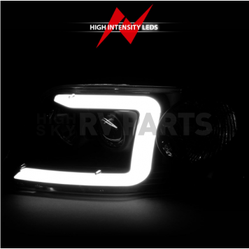 ANZO USA Headlight Assembly Rectangular Projector Beam Set Of 2 - 111503-3