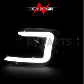 ANZO USA Headlight Assembly Rectangular Projector Beam Set Of 2 - 111504-3