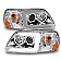 ANZO USA Headlight Assembly Rectangular Projector Beam Set Of 2 - 111504