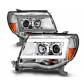 ANZO USA Headlight Assembly Rectangular Projector Beam Set Of 2 - 111518