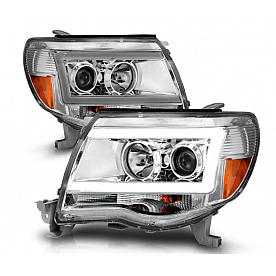 ANZO USA Headlight Assembly Rectangular Projector Beam Set Of 2 - 111518