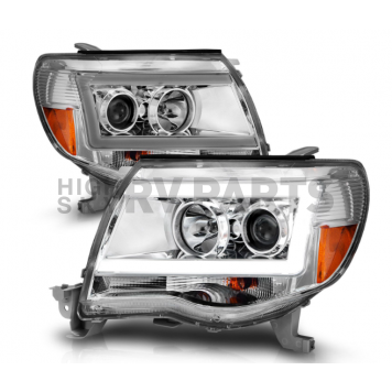 ANZO USA Headlight Assembly Rectangular Projector Beam Set Of 2 - 111518