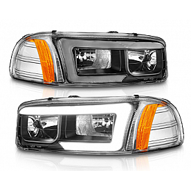ANZO USA Headlight Assembly Rectangular Projector Beam Set Of 2 - 111522