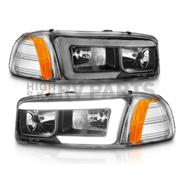 ANZO USA Headlight Assembly Rectangular Projector Beam Set Of 2 - 111522